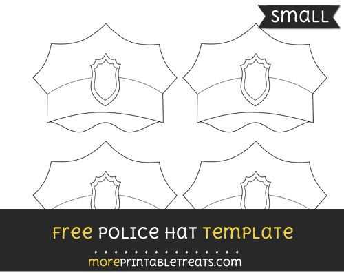 policeman hat printable