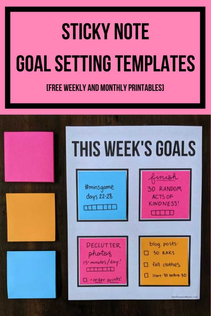post it notes printable