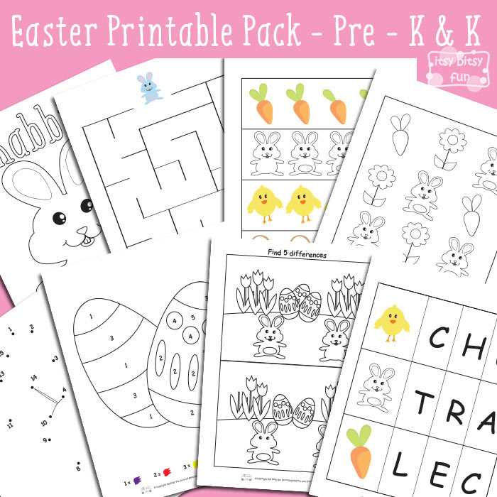 pre k printables
