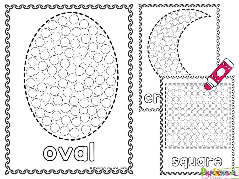preschool dot marker printables