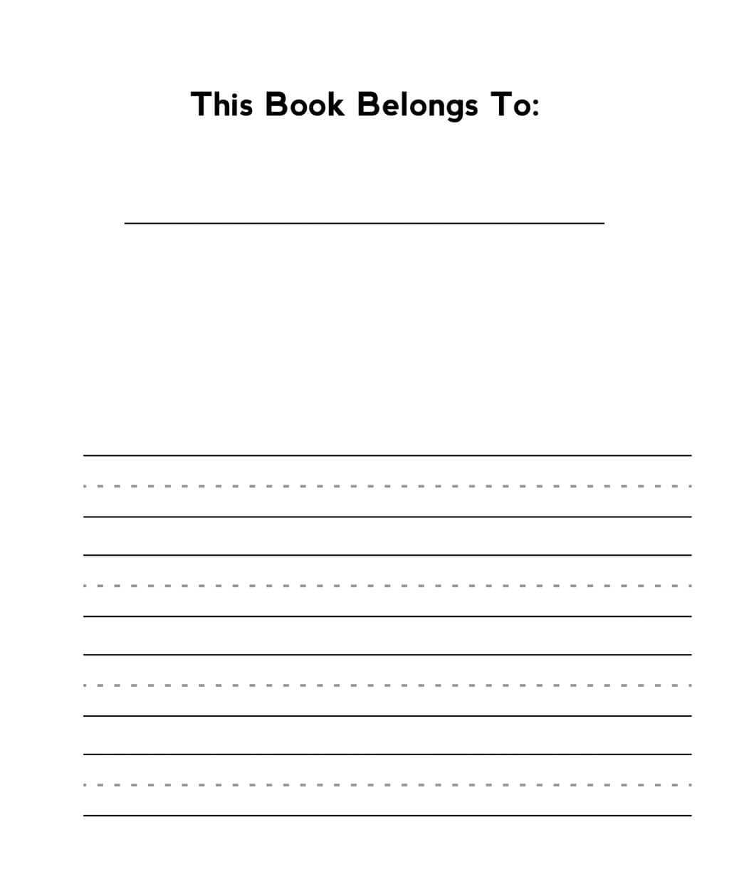 primary ruled paper printable