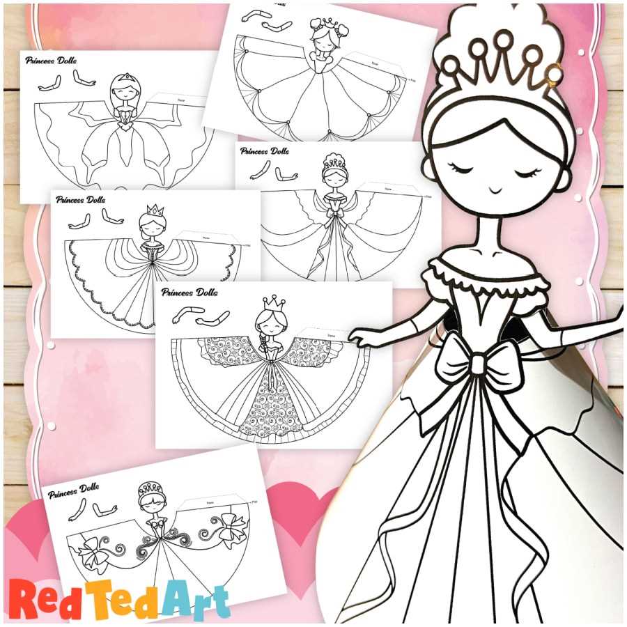 princess printable paper dolls