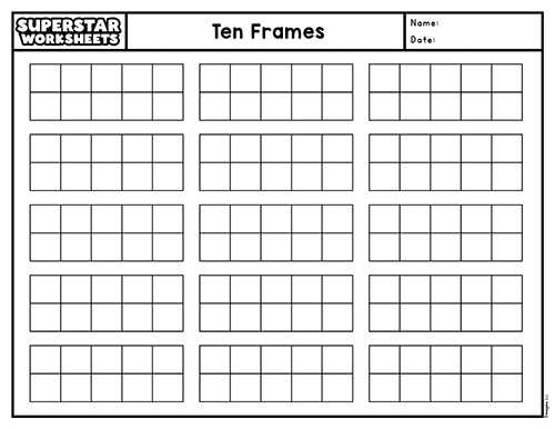 printable 10 frames