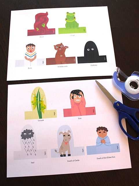 printable 10 plagues of egypt