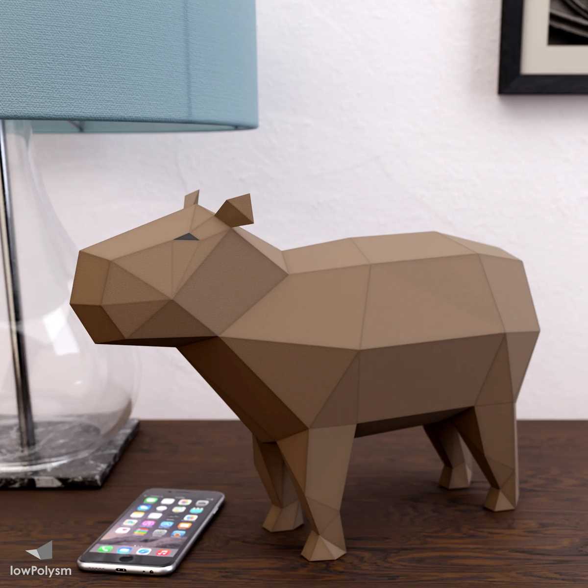 printable 3d paper animals templates