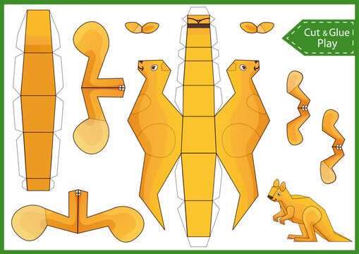 printable 3d paper animals templates