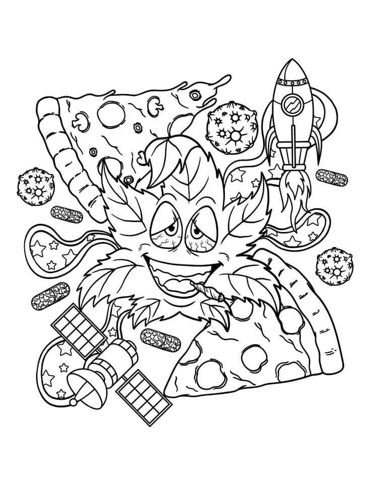 printable 420 coloring pages