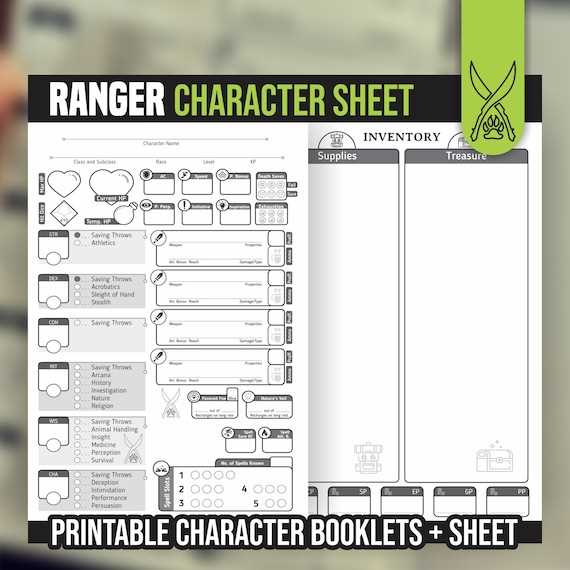 printable 5e character sheet