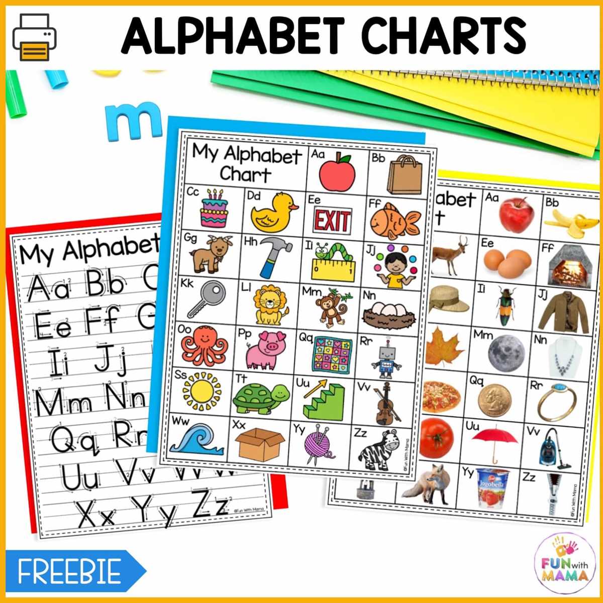 printable abc chart