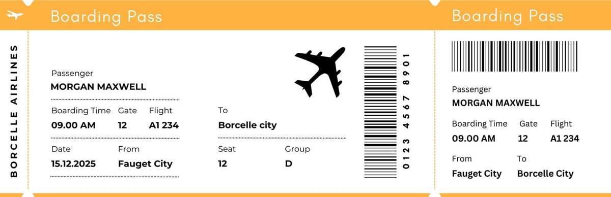 printable airline tickets