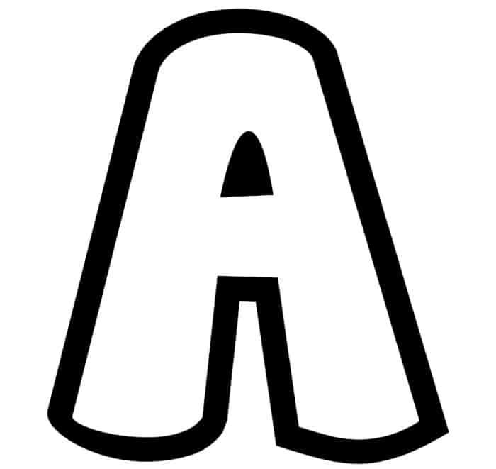printable alphabet letter stencils