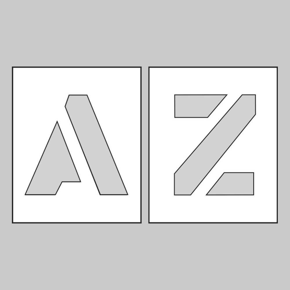 printable alphabet stencils