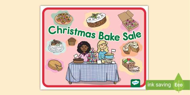 printable bake sale sign