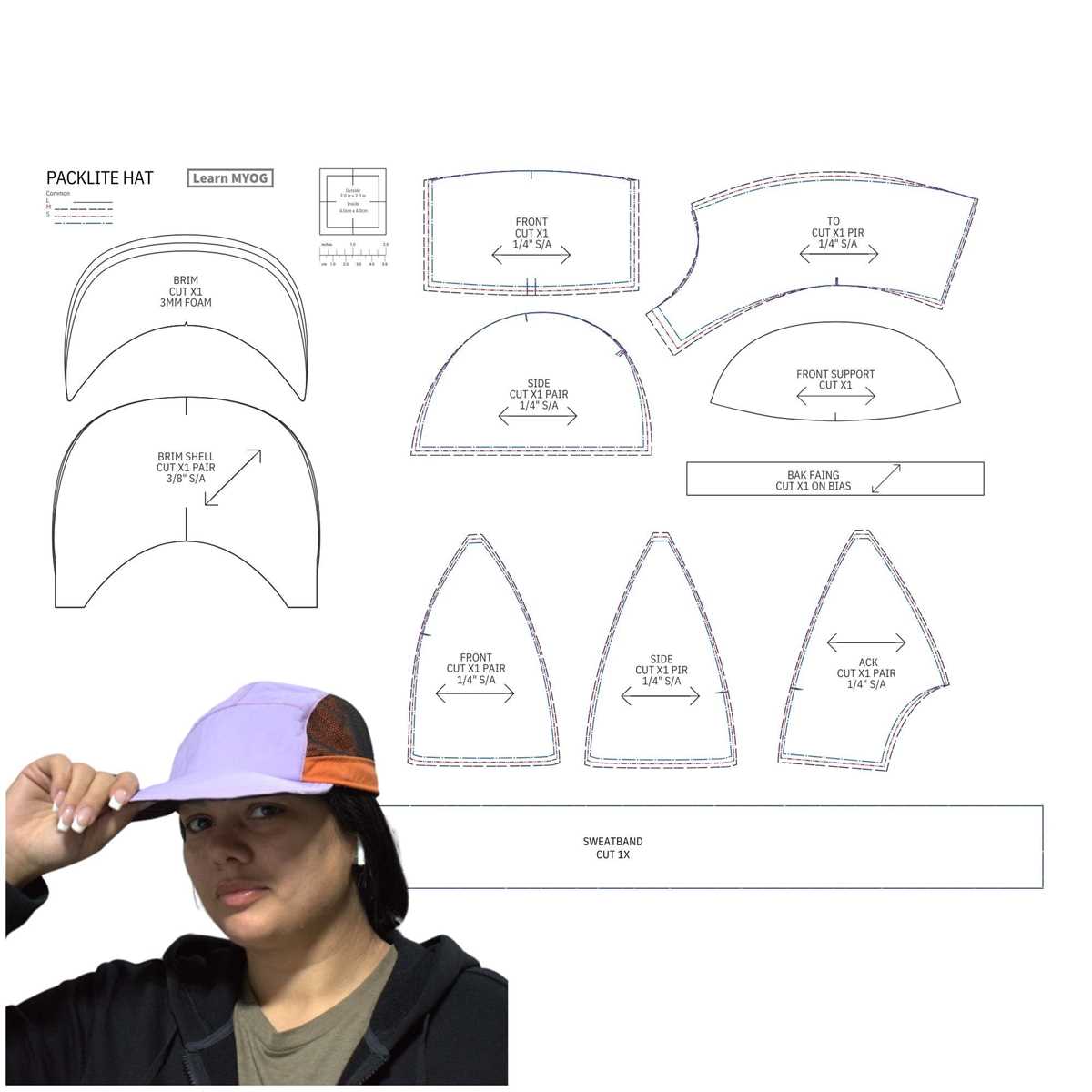 printable baseball hat template
