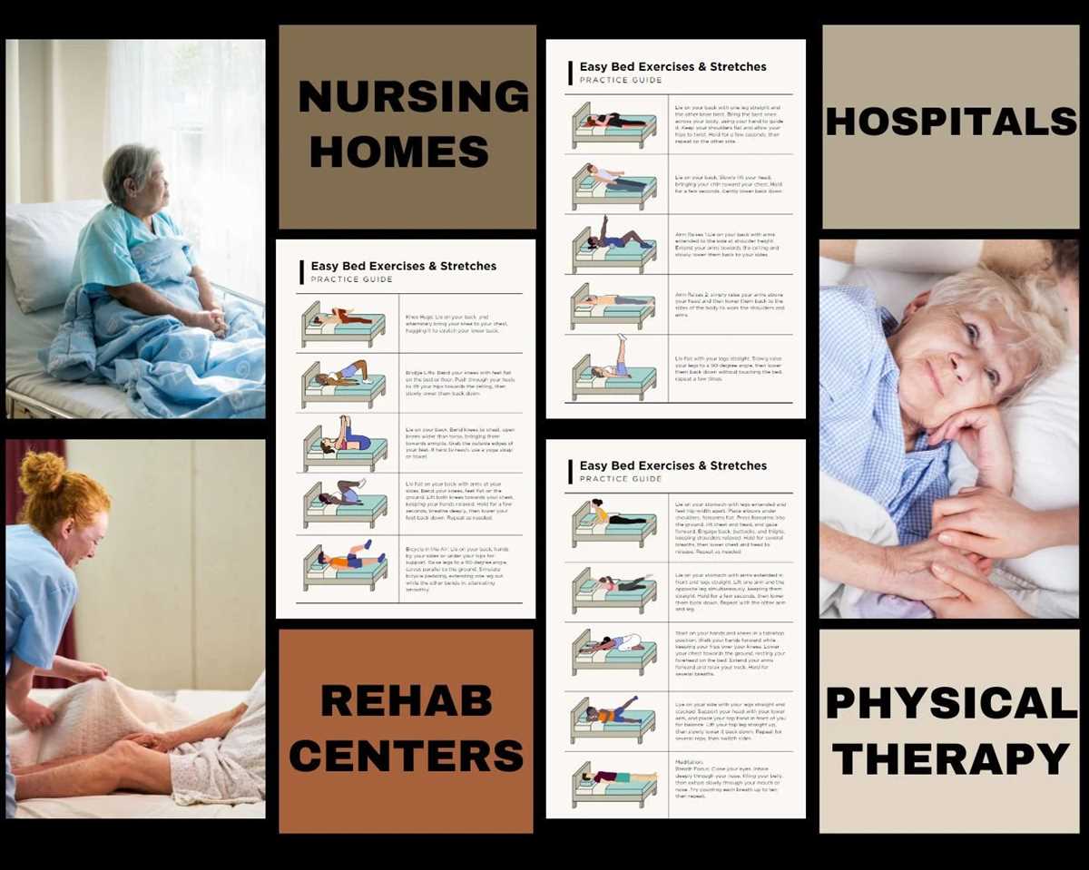 printable bed exercises for elderly