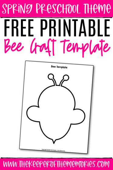 printable bee templates