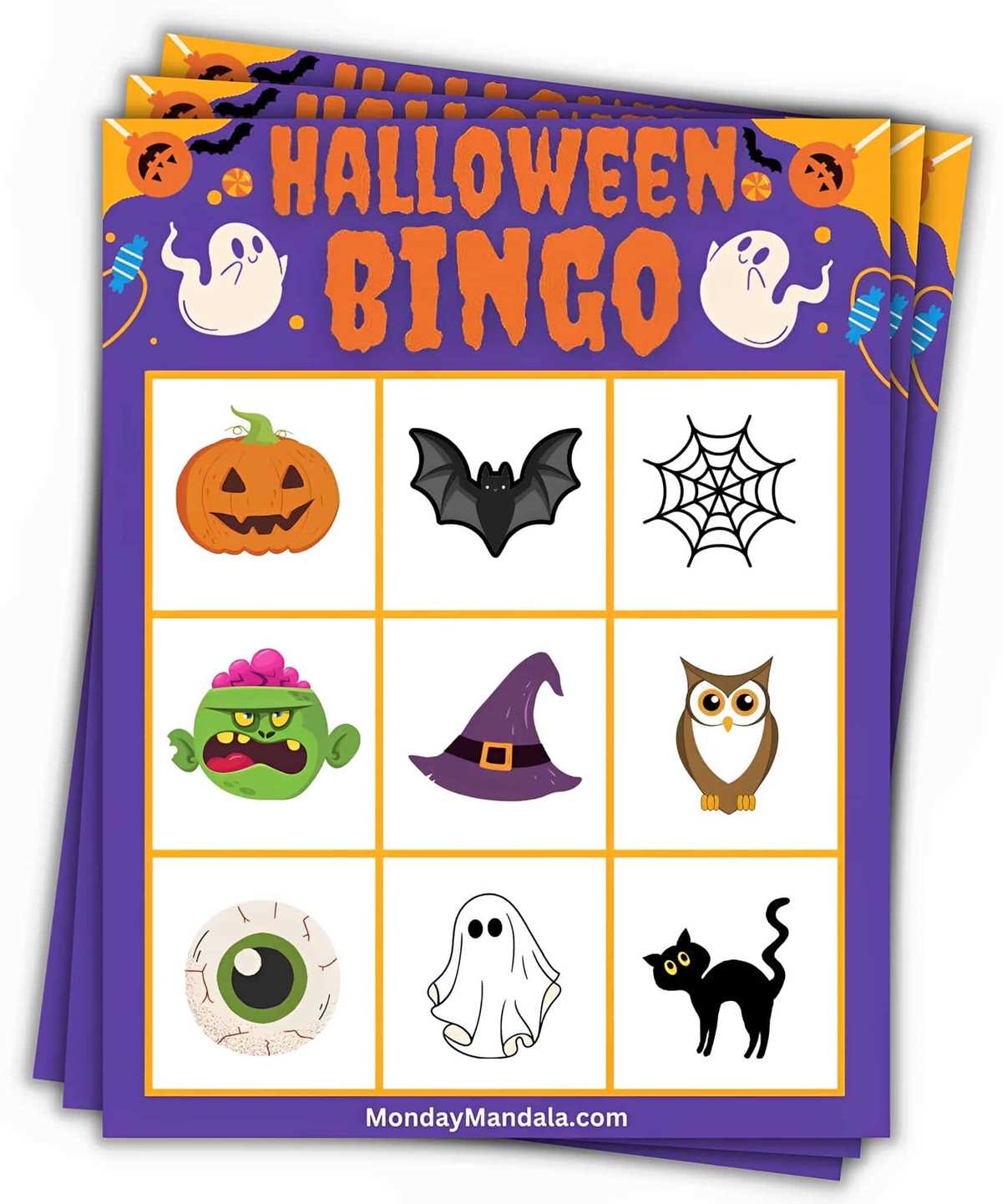 printable bingo cards halloween