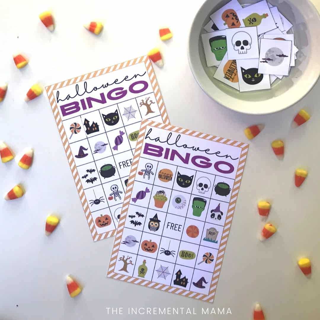 printable bingo halloween
