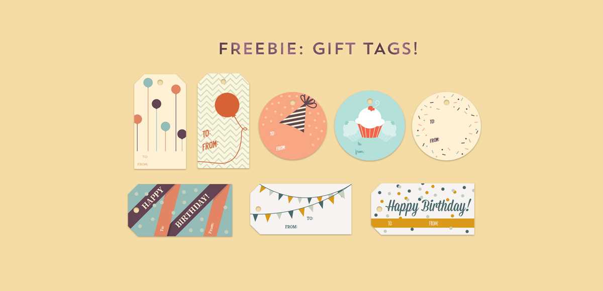 printable birthday tags