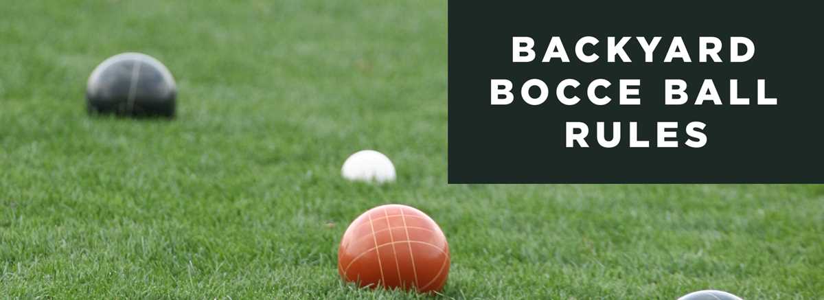 printable bocce ball rules