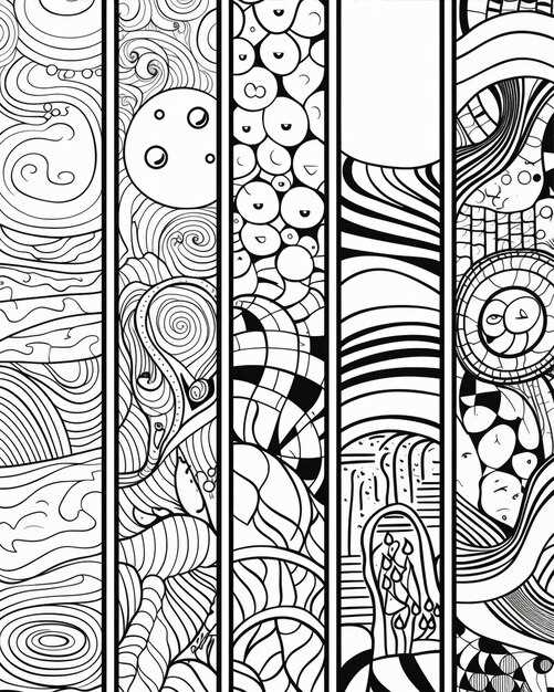 printable bookmarks to color for adults