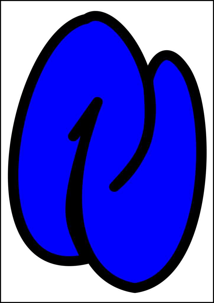printable bubble letter n