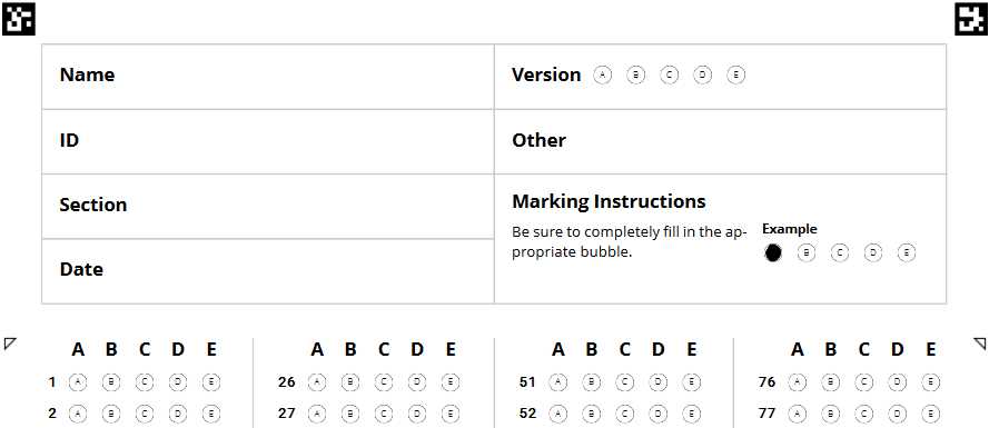 printable bubble sheet
