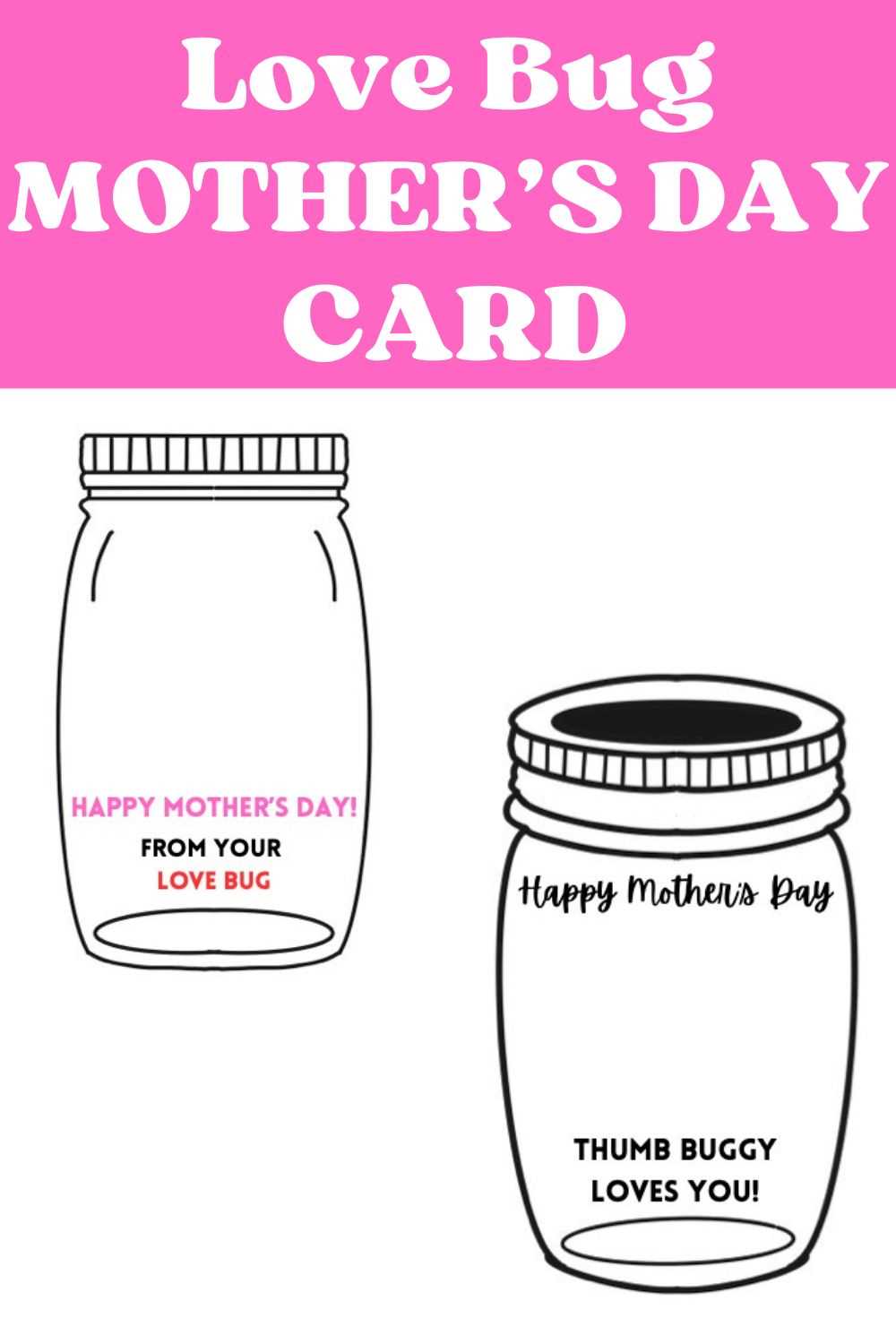 printable bug jar