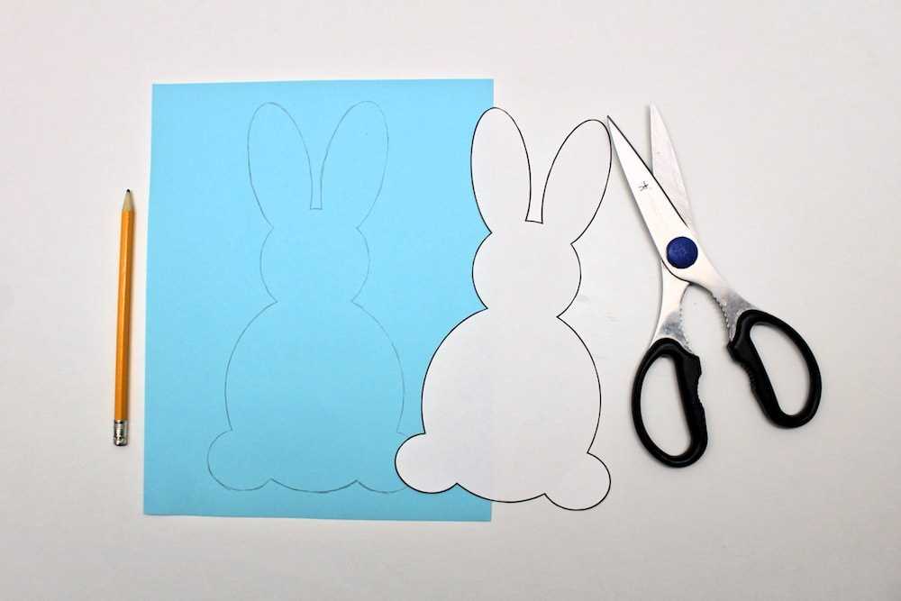 printable bunny craft