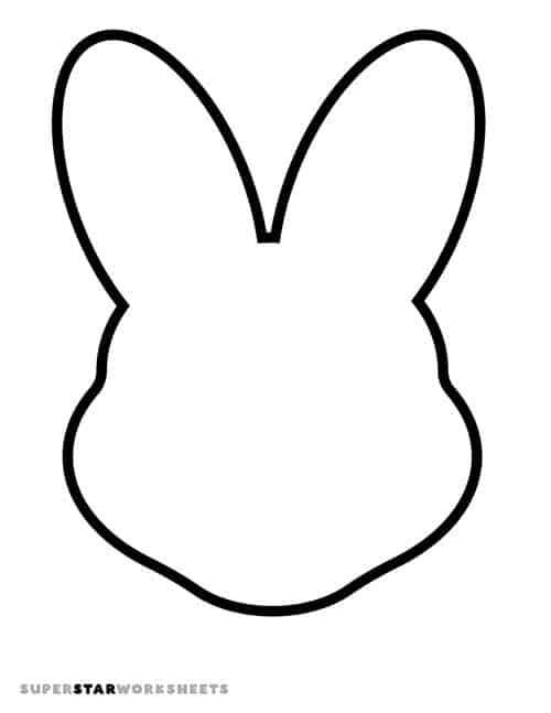 printable bunny silhouette