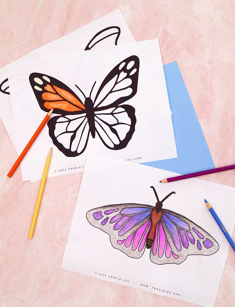 printable butterfly images