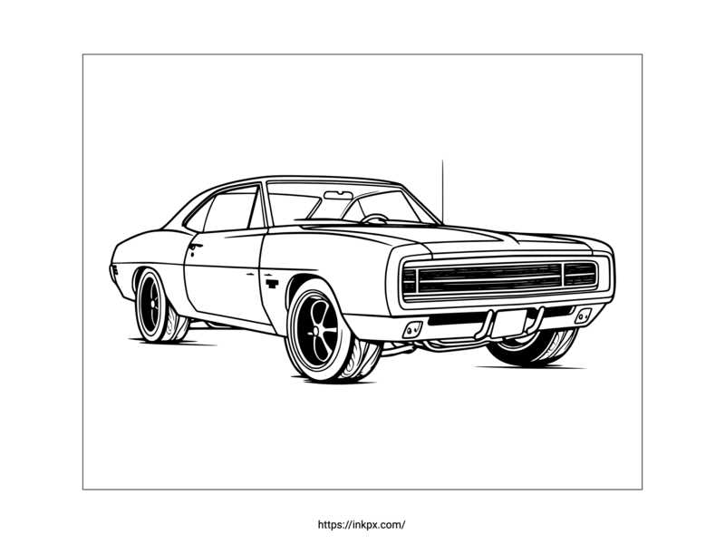 printable cars coloring sheets