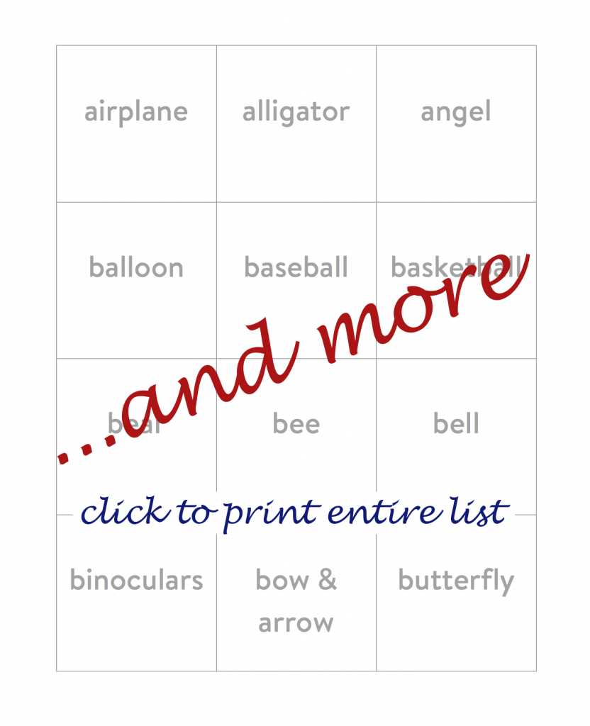 printable charade cards