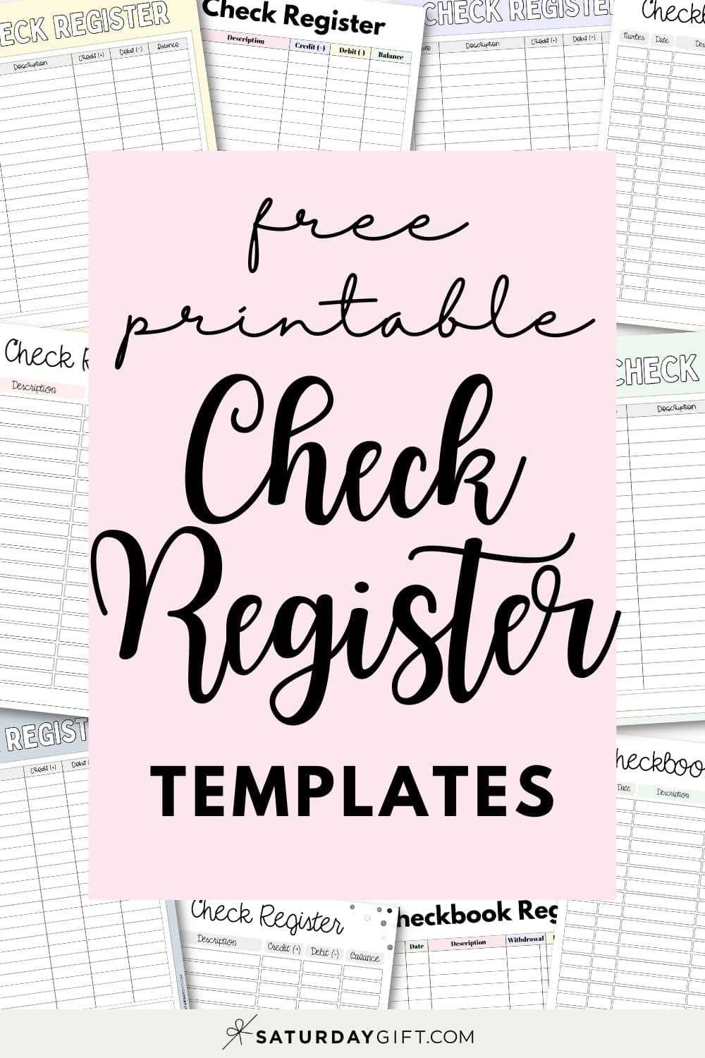 printable check ledger
