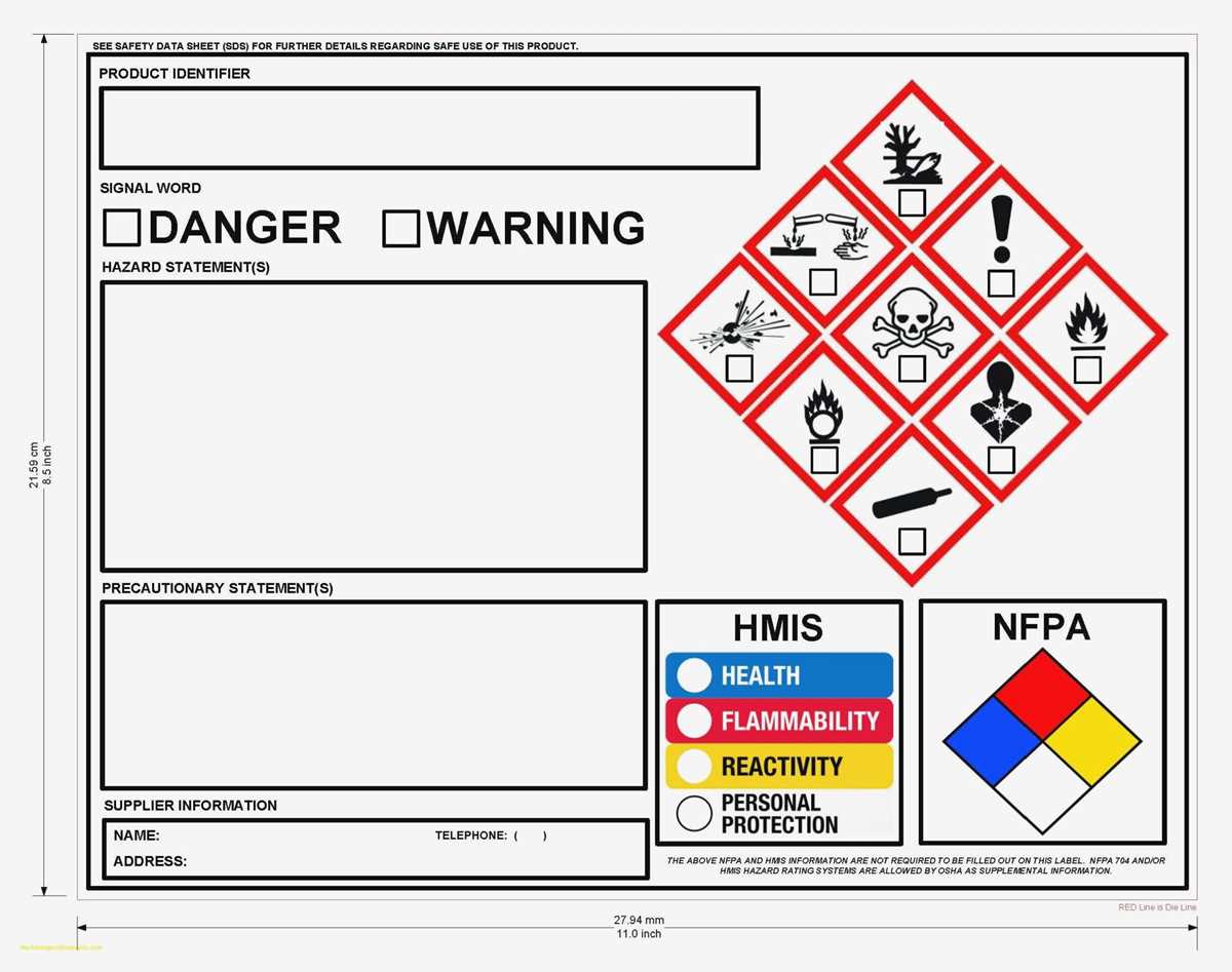printable chemical labels