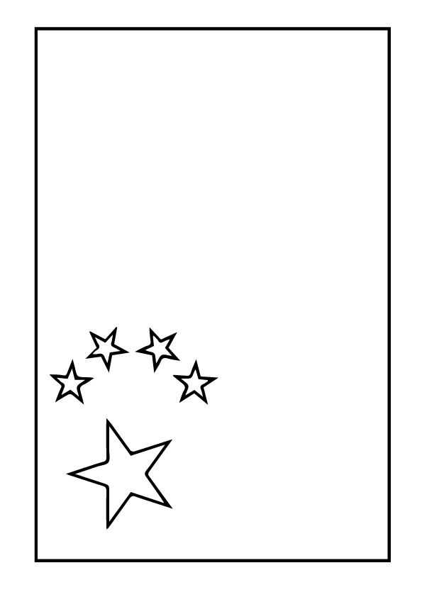 printable china flag