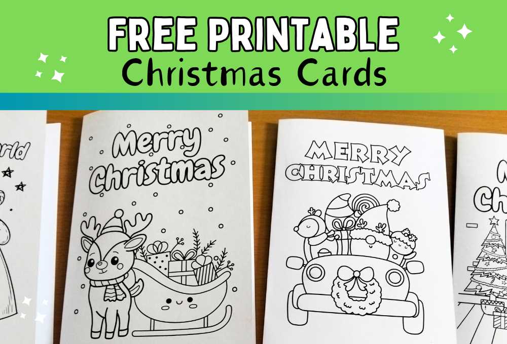 printable christmas cards for free