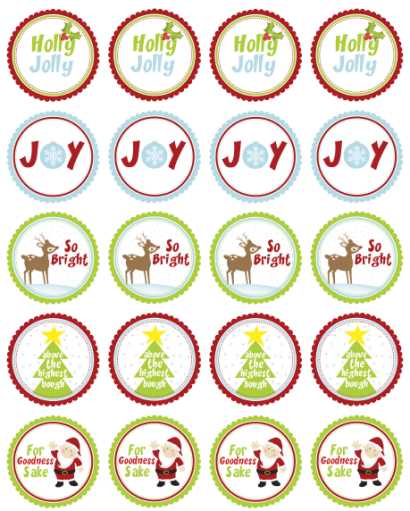 printable christmas labels to print