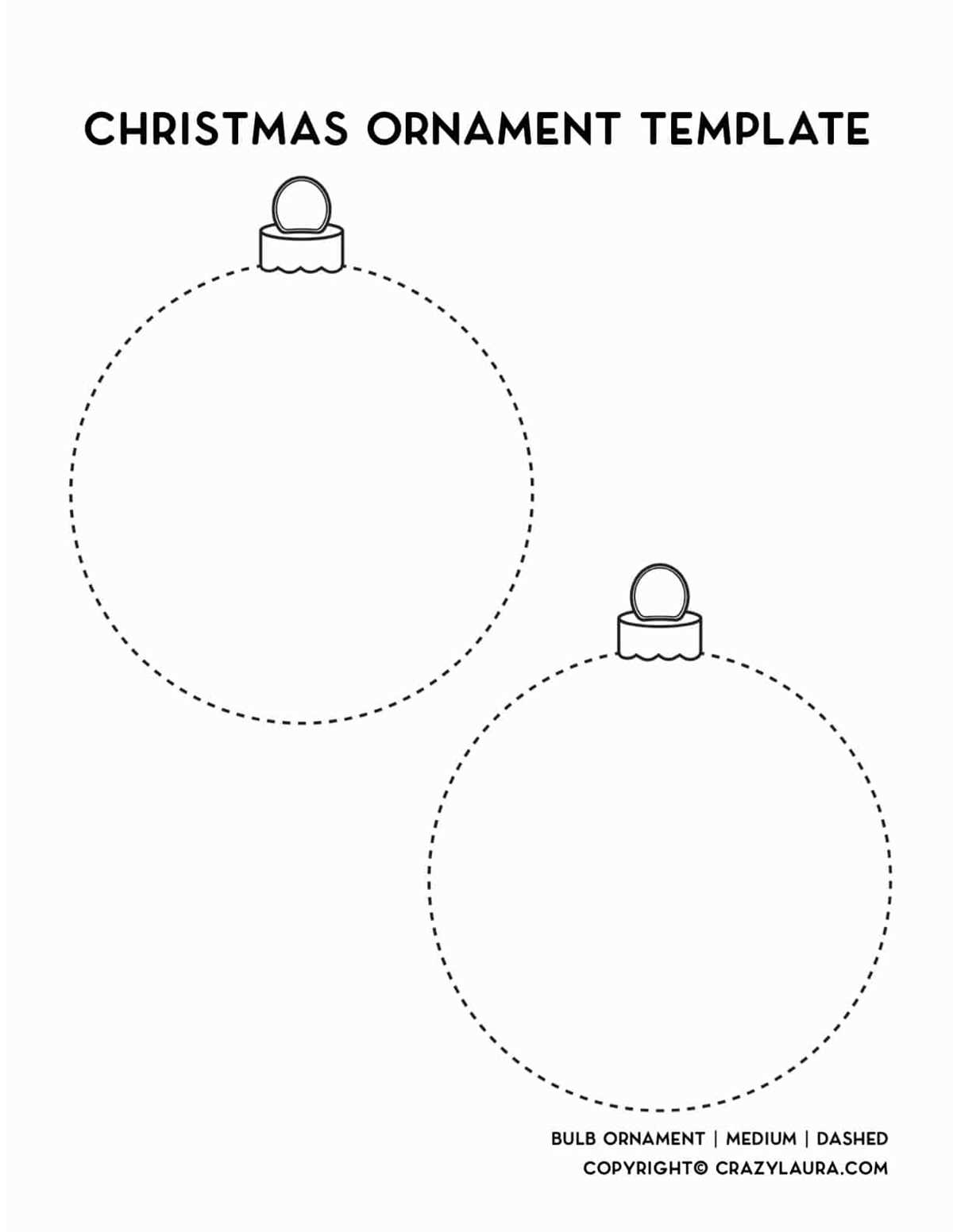 printable christmas ornaments templates