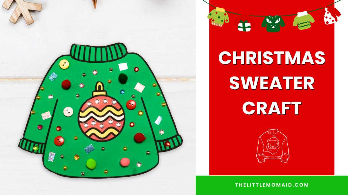 printable christmas sweater template