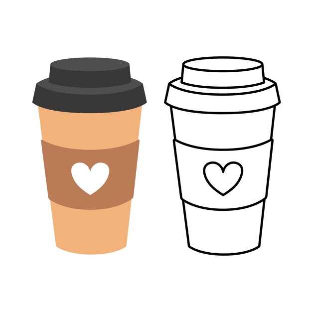 printable coffee cup template