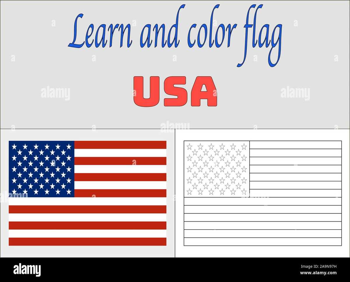 printable coloring american flag
