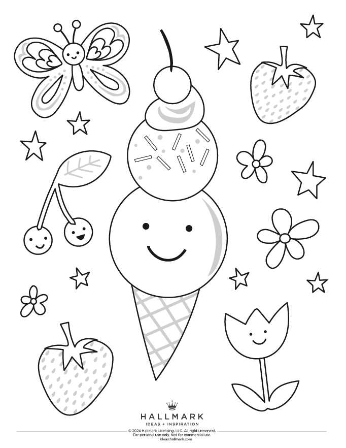 printable coloring birthday