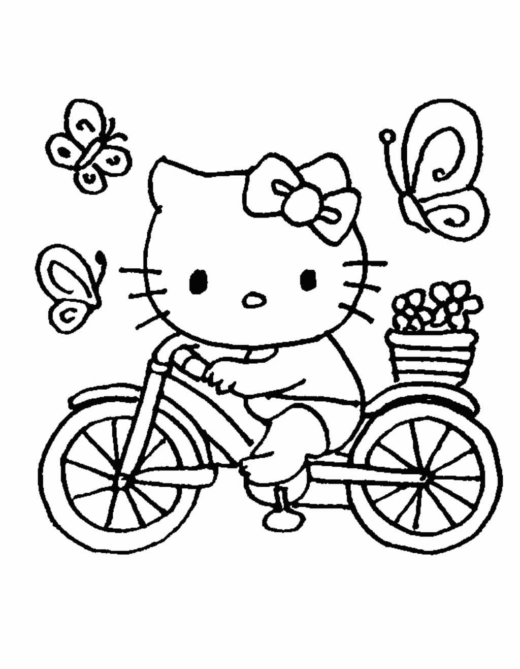 printable coloring pages hello kitty