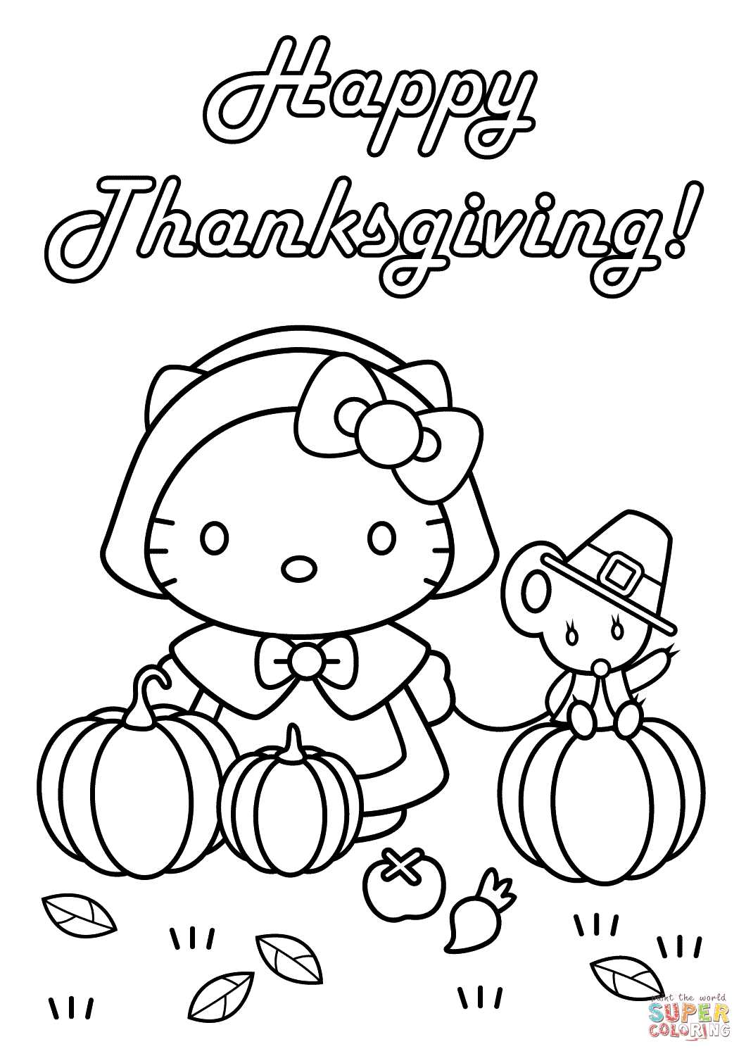 printable coloring pages hello kitty