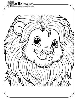 printable coloring pages lion