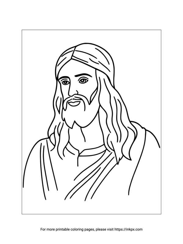 printable coloring pages of jesus