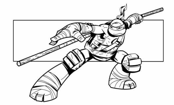 printable coloring pages teenage mutant ninja turtles