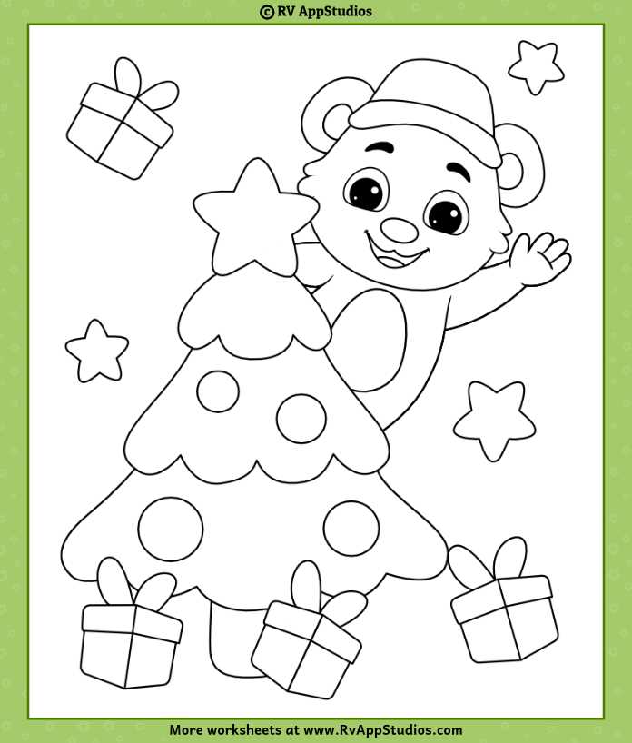 printable coloring pictures for christmas