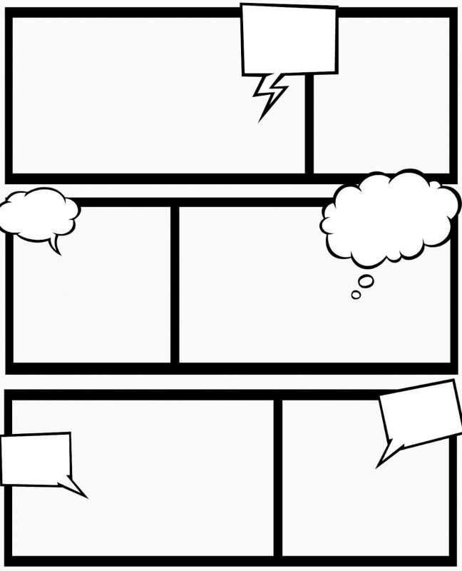 printable comic book template